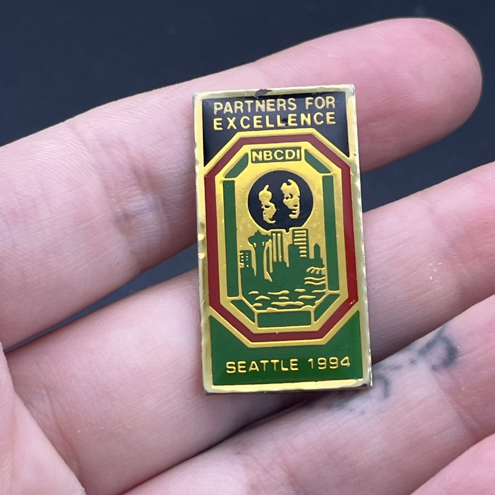 1994 Seattle Washington NBCDI Partners‎ For Excellence Lapel Hat Pin